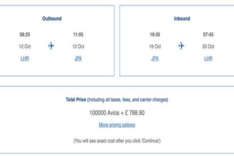 British Airways increases surcharges on long-haul Avios redemptions