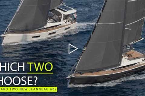 See how different the same boat can look on deck and within the Jeanneau Yachts 60