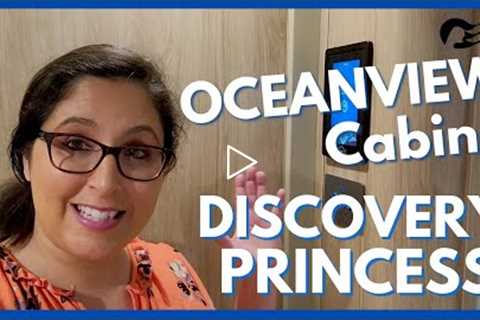 Discovery Princess Oceanview Cabin Tour S105, Princess Cruises