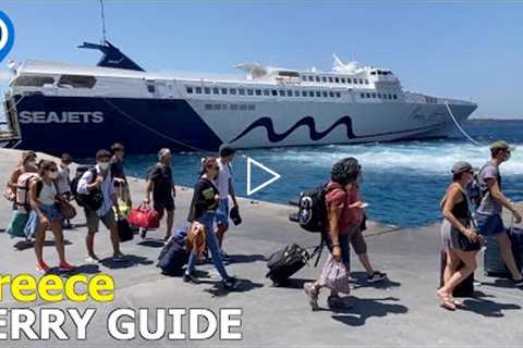 Greece Ferries - Tickets, Routes, Ports, Boarding, Seating, & Luggage