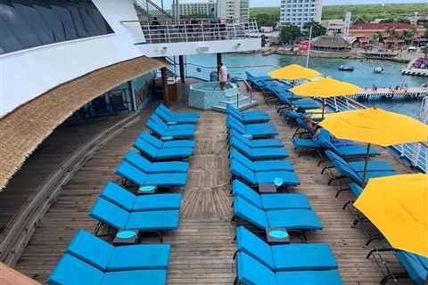 MENU: The Serenity Bar on Carnival Cruise Line