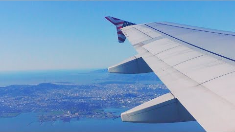 SCENIC Alaska Airlines (Virgin America) A320 Takeoff from San Francisco International Airport!
