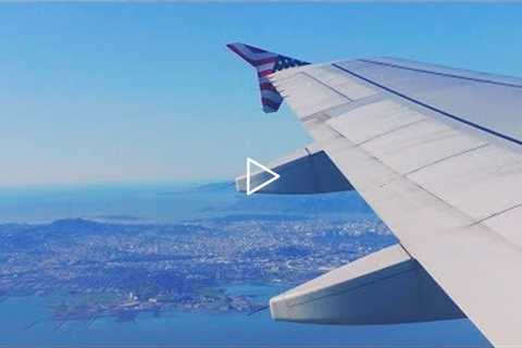 SCENIC Alaska Airlines (Virgin America) A320 Takeoff from San Francisco International Airport!