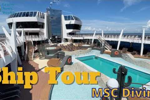 MSC Divina Ship Tour at Port Canaveral