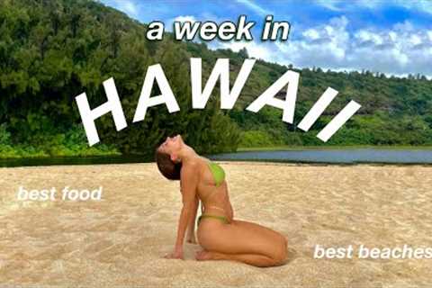 THE ULTIMATE HAWAII TRAVEL VLOG ❥ OAHU // best beaches, best food, fun activities