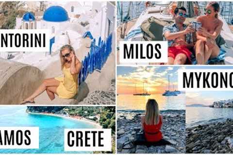 GREEK ISLAND TRAVEL WITH CELESTYAL CRUISES! / Santorini, Mykonos, Milos, Samos, Crete
