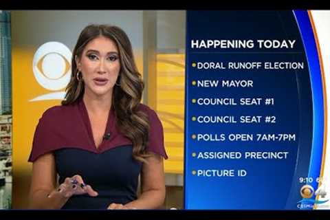 Polls Open In Doral Mayoral Runoff Election