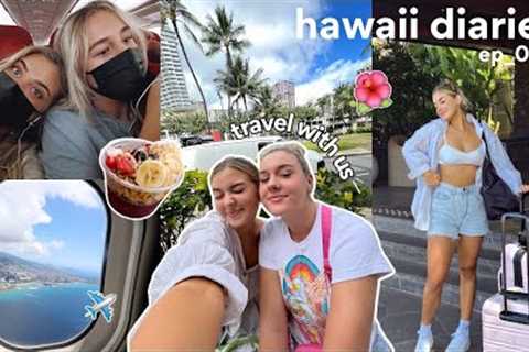 HAWAII DIARIES: arriving in maui, beach days + travel mishaps vlog