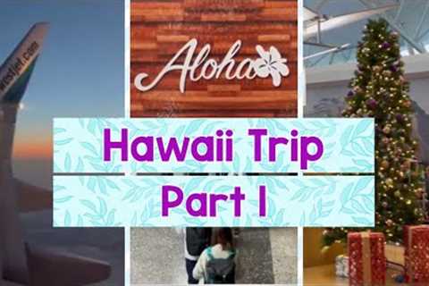 (75) Hawaii Part 1 - Flight to Honolulu, Waikiki Beach Walk