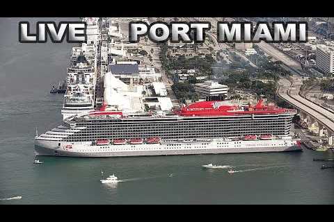 🔴 LIVE Port of Miami Cruise Ship Departures Jan 20, 2023