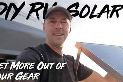 Expandable RV Solar Setup First Step! DIY Solar Suitcase.
