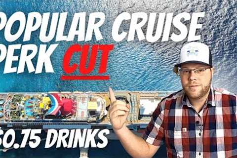 WILDLY POPULAR CRUISE PERK CUT | $0.75 DRINKS ONBOARD | CRUISE RECORD BROKEN | NCL ADMITS MISTAKE