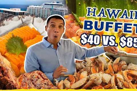 $40 Vs. $85 Buffet All You Can Eat Buffet in Honolulu, Hawaii! Which one is the best? UNLIMITED POKE