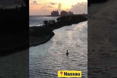 Nassau, Bahamas cruise port at sunrise. #shorts #cruising