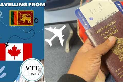 Sri Lanka to Canada Travel video |🇱🇰-🇨🇦| Flight experience in Tamil