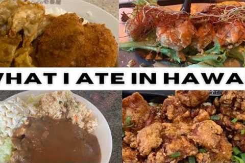 WHAT I ATE IN HAWAI''I | WHAT I ATE ON VACATION | HOLO HOLO ADVENTURES