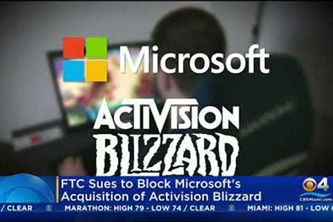 Microsoft Purchase Of Video Game Giant Activision Blizzard Blocked By FTC