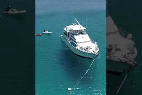 Tour of “The Dark Side” Hatteras 52 motor yacht