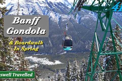 Banff Gondola Ride in National Park, Sulphur Mountain – Canada Travel Video 4K
