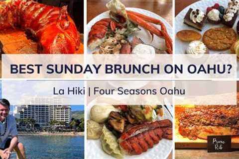 Incredible Seafood Buffet In Hawaii | La Hiki Sunday Brunch | Lobster, Crab, Prime Rib, and more.