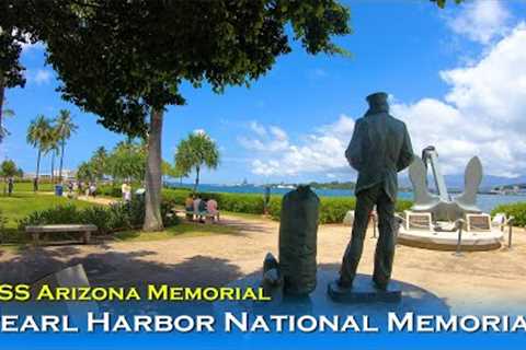Pearl Harbor National Memorial Virtual Tour | USS Arizona Memorial 🌴 Hawaii 4K