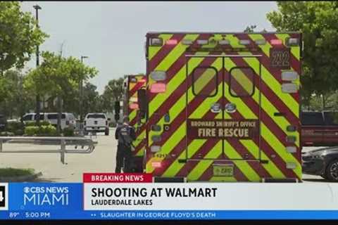 Man shot at Lauderdale Lakes Walmart, suspect fled on foot