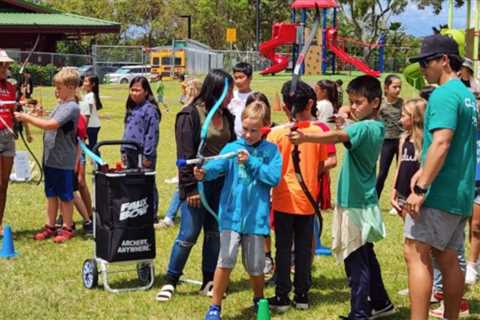 Konawaena High students visit Hōlualoa Elementary for health-focused field day