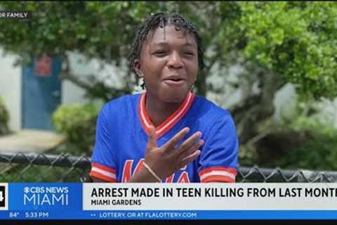 Arrest made in Miami Gardens teen killing