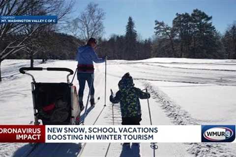 New snow, school vacations boosting NH winter tourism