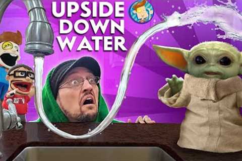 BABY YODA''s UPSIDE DOWN WATER (FV Family Anti-Gravity Vlog)