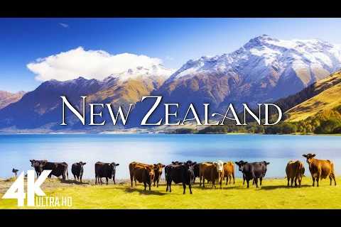 FLYING OVER NEW ZEALAND (4K Video UHD) - Scenic Relaxation Film With Inspiring Music