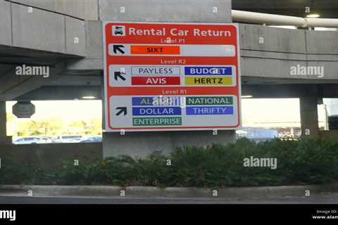 Car Rental Return at Washington Dulles International Airport
