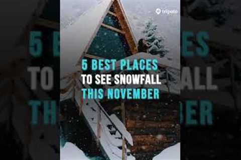 5 Places To See Snowfall In November In India | Tripoto #Shorts