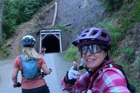 Olympic Discovery Trail. Port Angeles to Crescent Lake - Day 1.