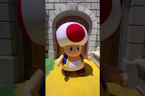 Toad makes a grand entrance at Super Nintendo World! #shorts – A thrilling highlight!