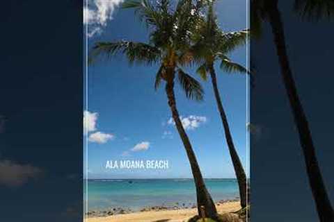 Ala Moana Beach ⛱️ Magic Island ⛱️ Honolulu 🌈 Oahu 🌴 Hawaii John #Shorts