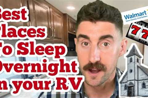 Best places to sleep overnight for FREE in your RV! Stealth Camping!