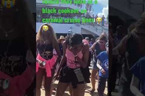 Carnival cruise lines had people at a black cookout 😭😭#carnival #shorts