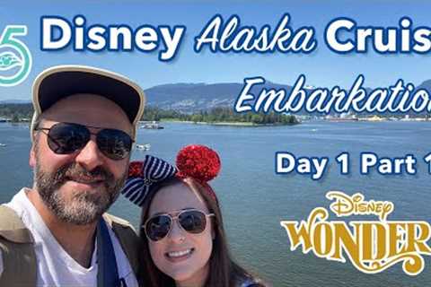 Embarkation & Room Tour | 7-Night Disney Alaska Wonder Cruise Vlog 2 | 25th Disney Cruise Line..
