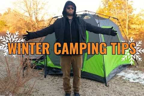 Winter Tent Camping Tips