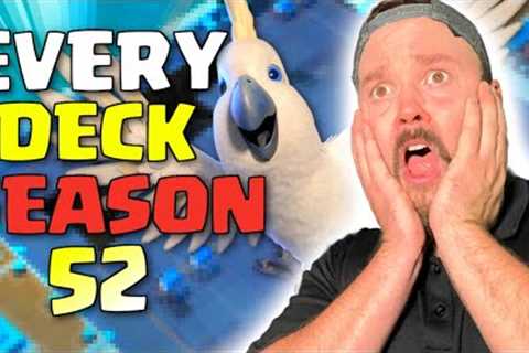 ALL DECK LAYOUTS for Season 52! *KAVAN''s VACATION* // Boom Beach Warships