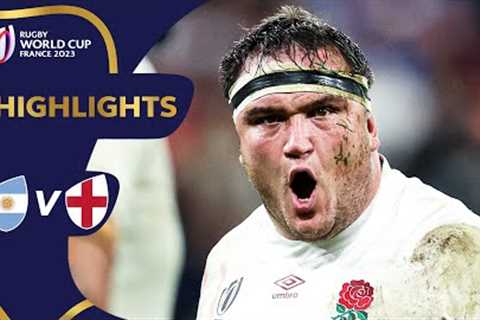 England outmuscle Argentina in bronze final |  Argentina v England | Rugby World Cup 2023 Highlights