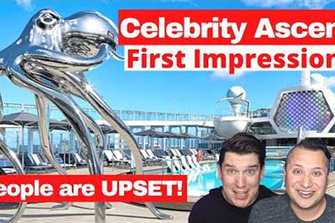 Celebrity Ascent Cruise Ship 2023 | Our Honest First Impressions | People are Upset