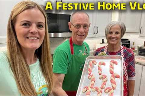 A Festive Christmas Home Vlog - Making Cookies, Traditions & Decorations - December 2023