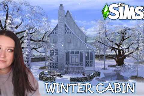 Winter vacation cabin Snowy Getaway | The Sims 4 | No CC | Speed build