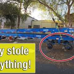Thieves steal, strip and abandon two chassis in LA
