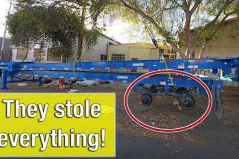 Thieves steal, strip and abandon two chassis in LA