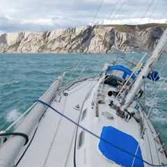 Sailing our CLASSIC BOAT past a LANDMARK of the British Isles