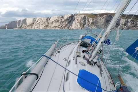 Sailing our CLASSIC BOAT past a LANDMARK of the British Isles