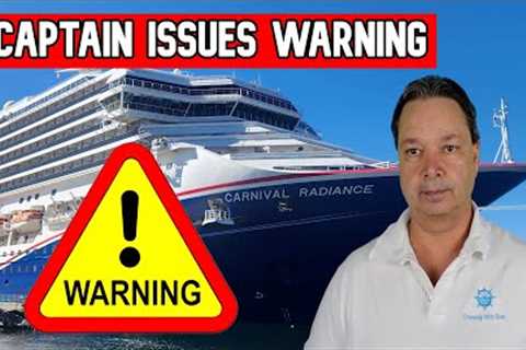 CARNIVAL ISSUES WARNING  FOR CRUISERS IN MEXICO